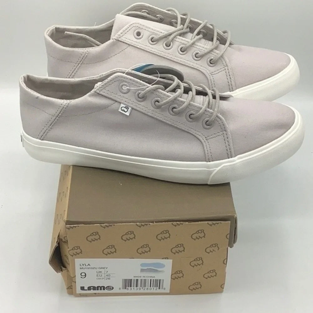 LAMO Gray Lyla canvas Sneakers